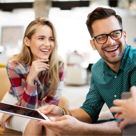 Rozmowa zespołu pracowników