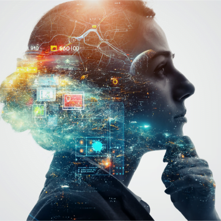 Zastanawiająca się kobieta