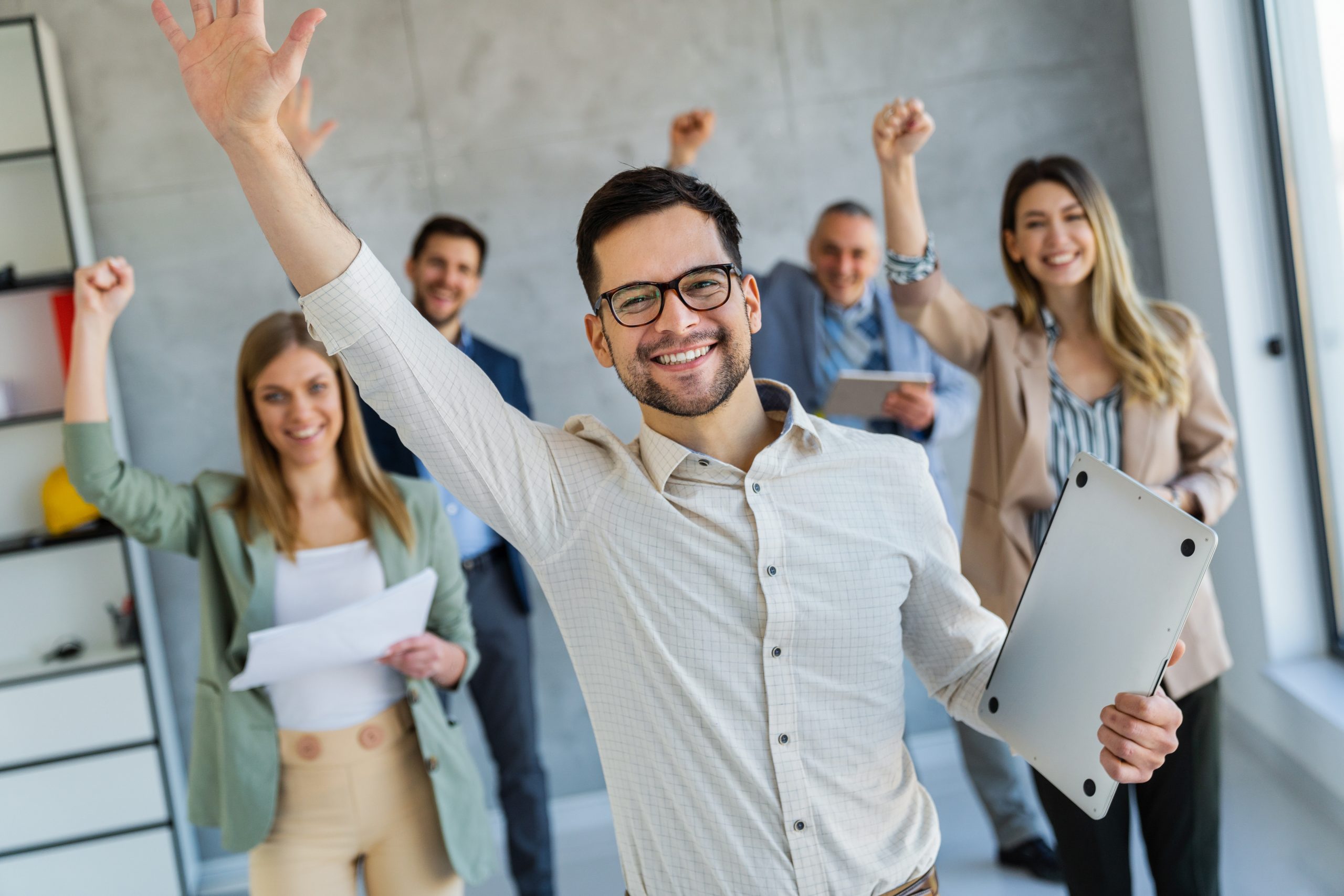 Zadowoleni rekruterzy